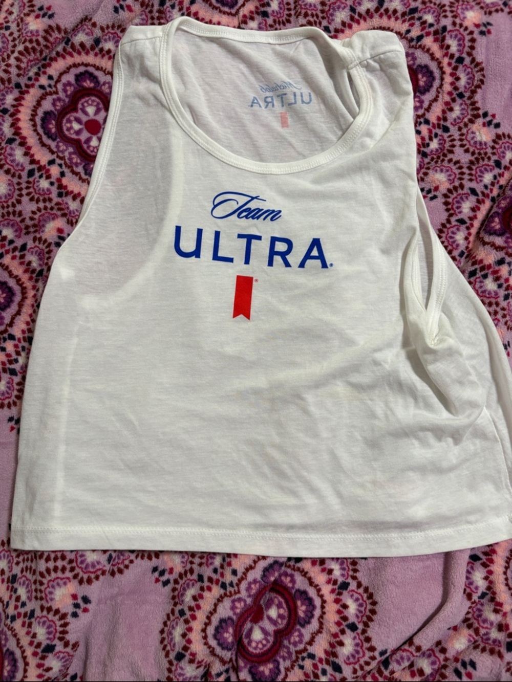 Team ULTRA White Logo Tank